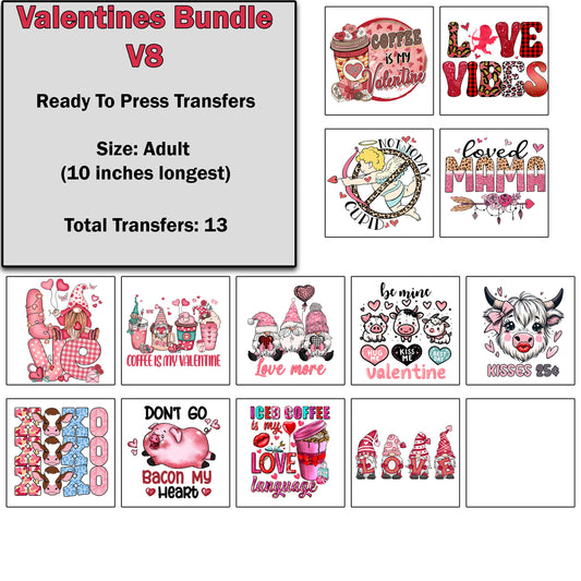 Valentine's Day Transfer Bundle 8