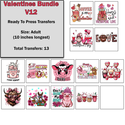 Valentine's Day Transfer Bundle 12