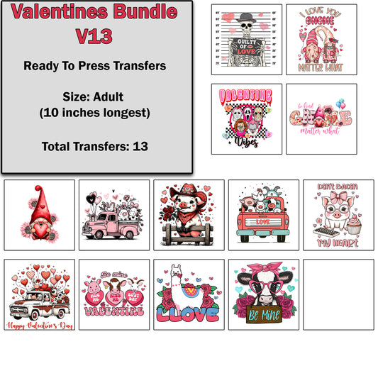 Valentine's Day Transfer Bundle 13