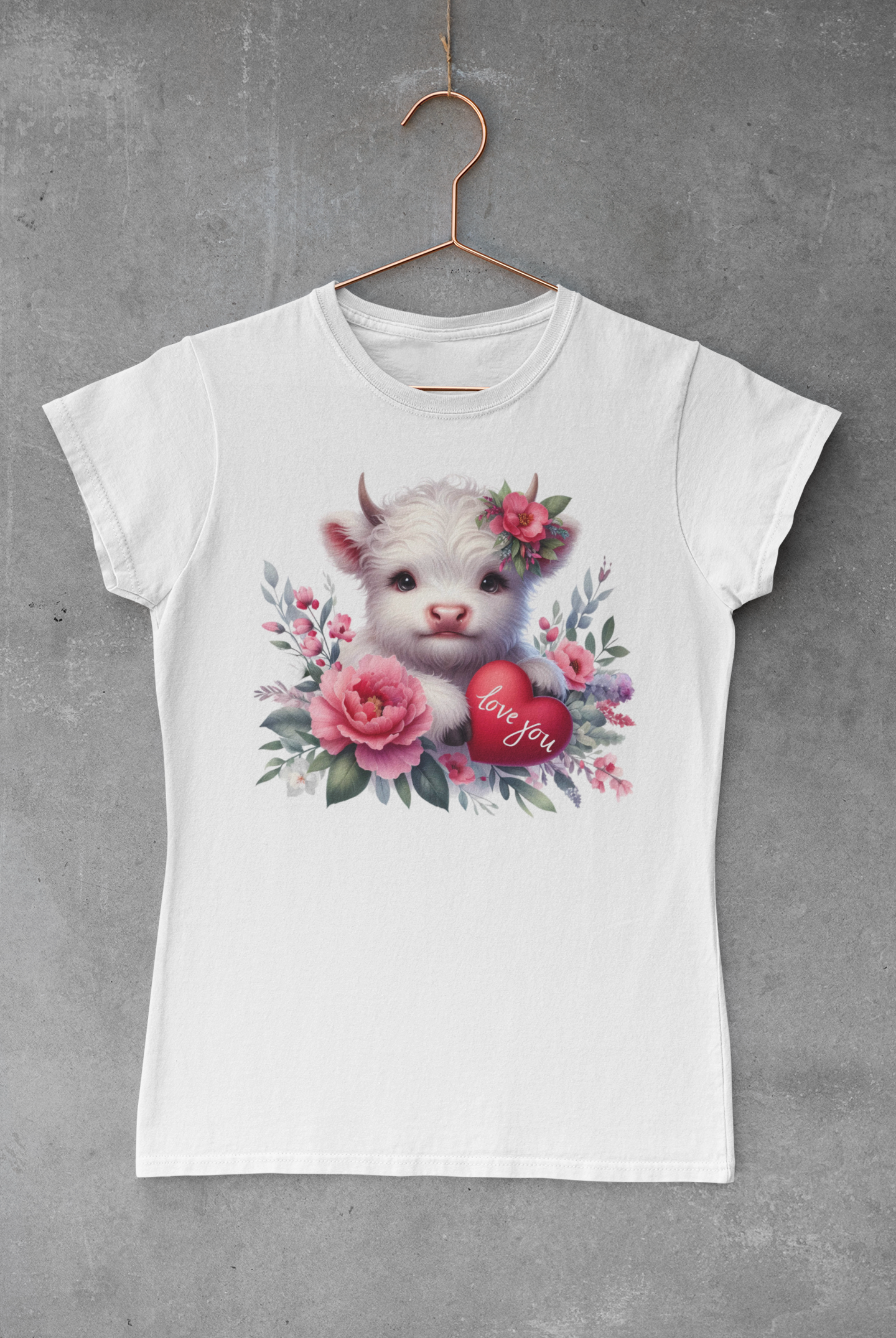 Valentine Baby Cow V.3 Transfer