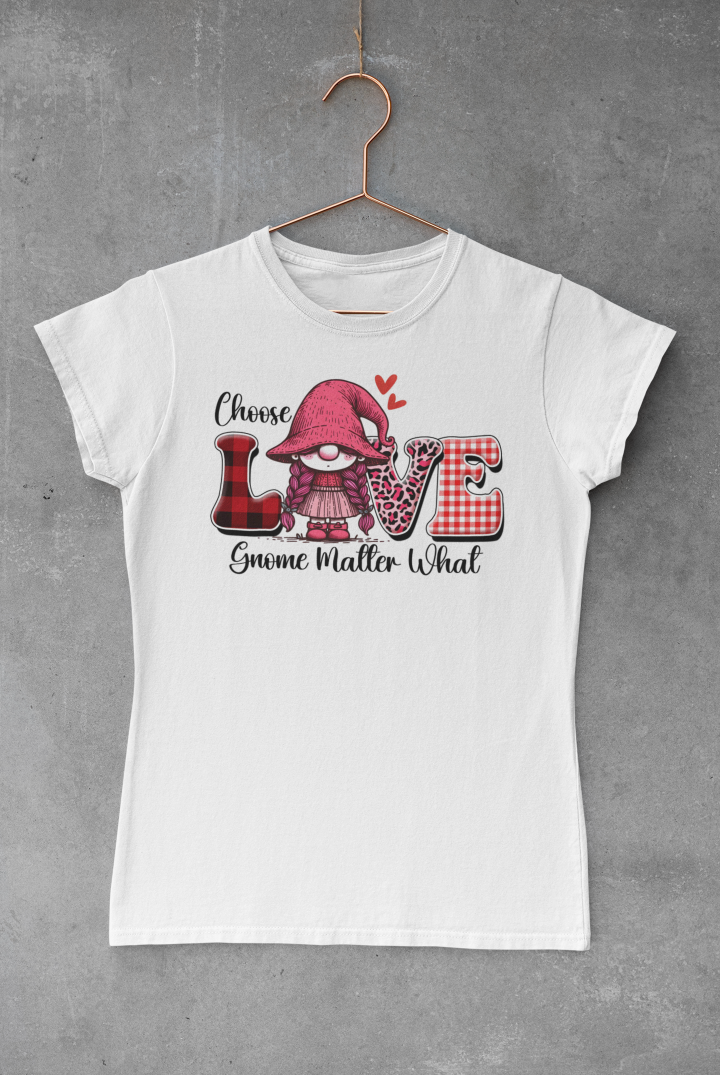 Choose Love Gnome Girl Transfer