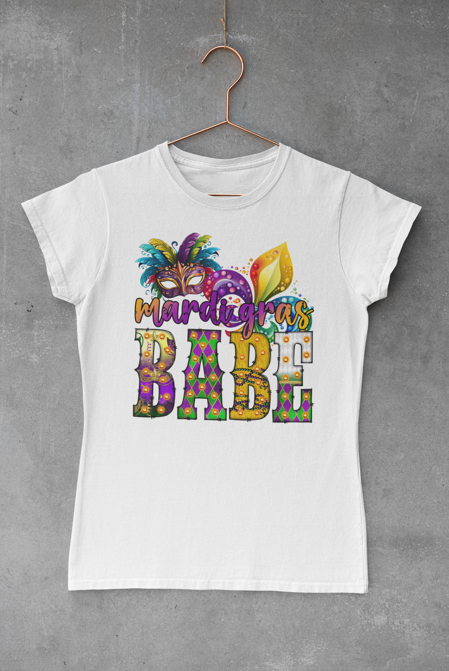 Mardi Gras Babe Transfer