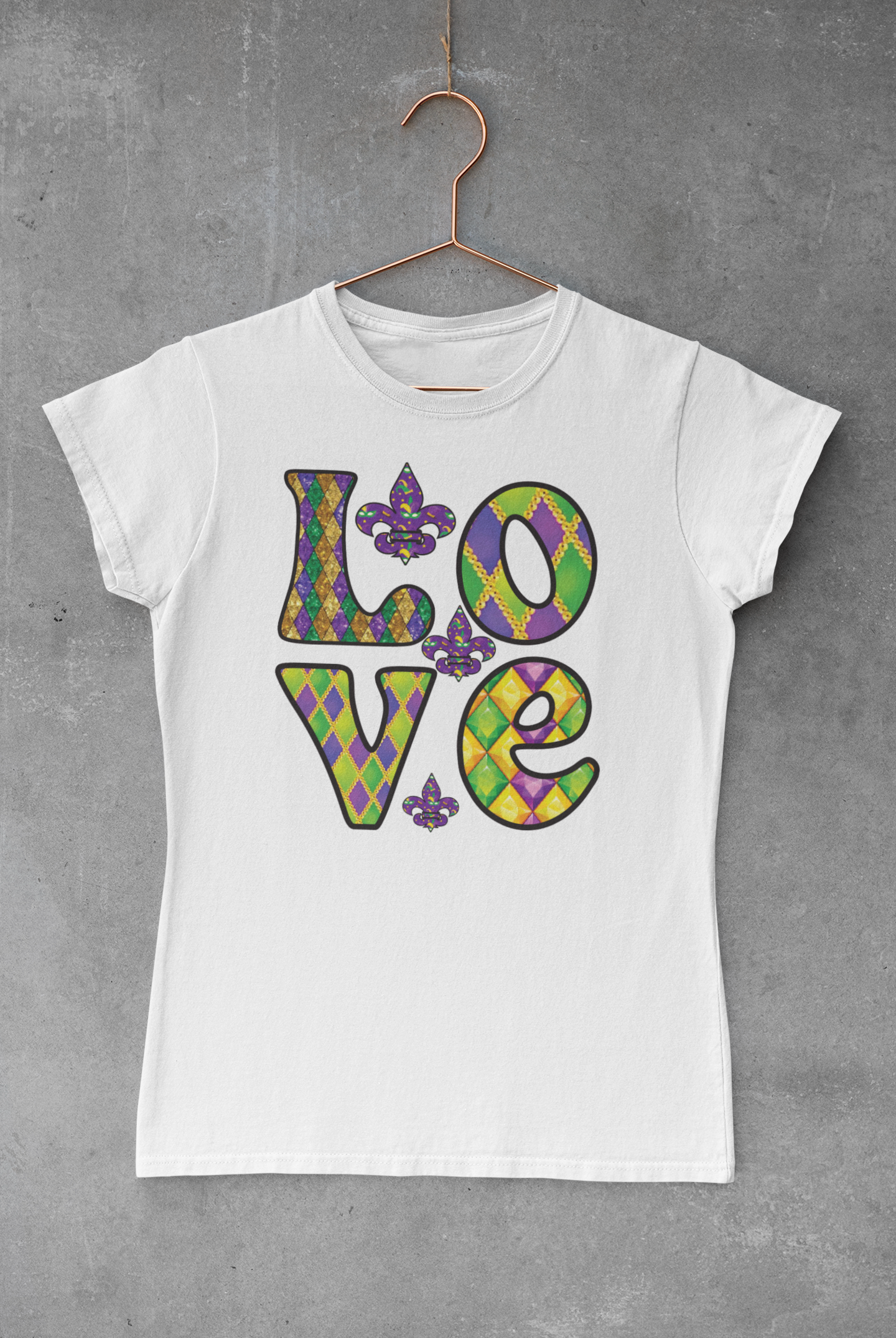 Love For Mardi Gras Transfer