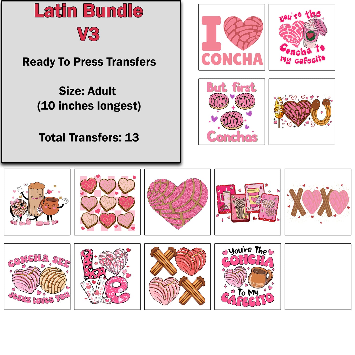 Latin Transfer Bundle 3