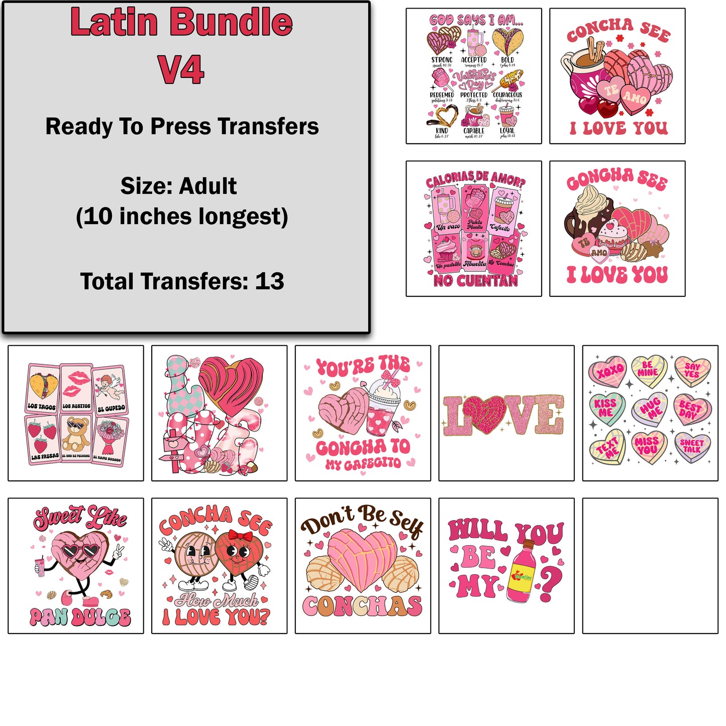 Latin Transfer Bundle 4