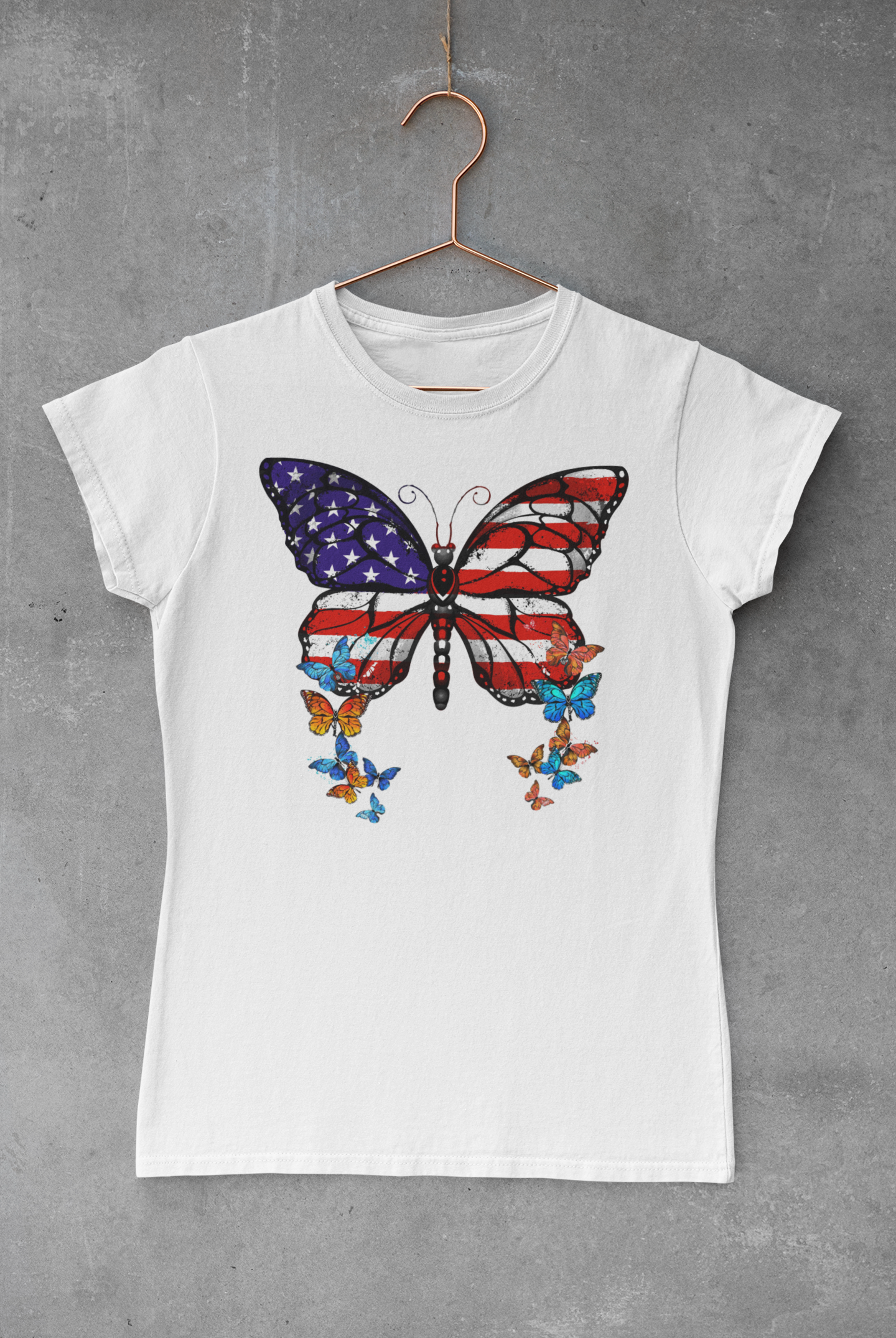 USA Butterflies Transfer