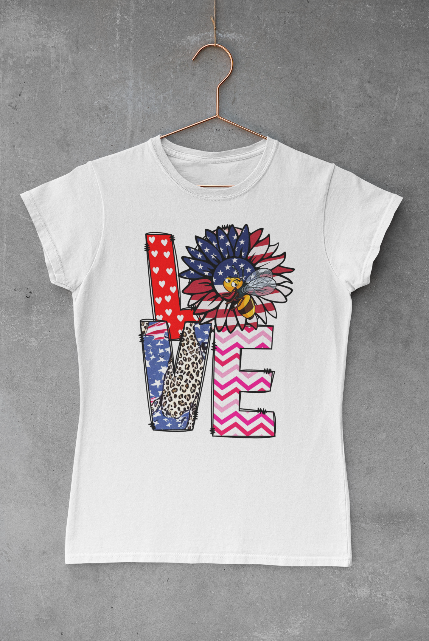 Love USA Bee Transfer