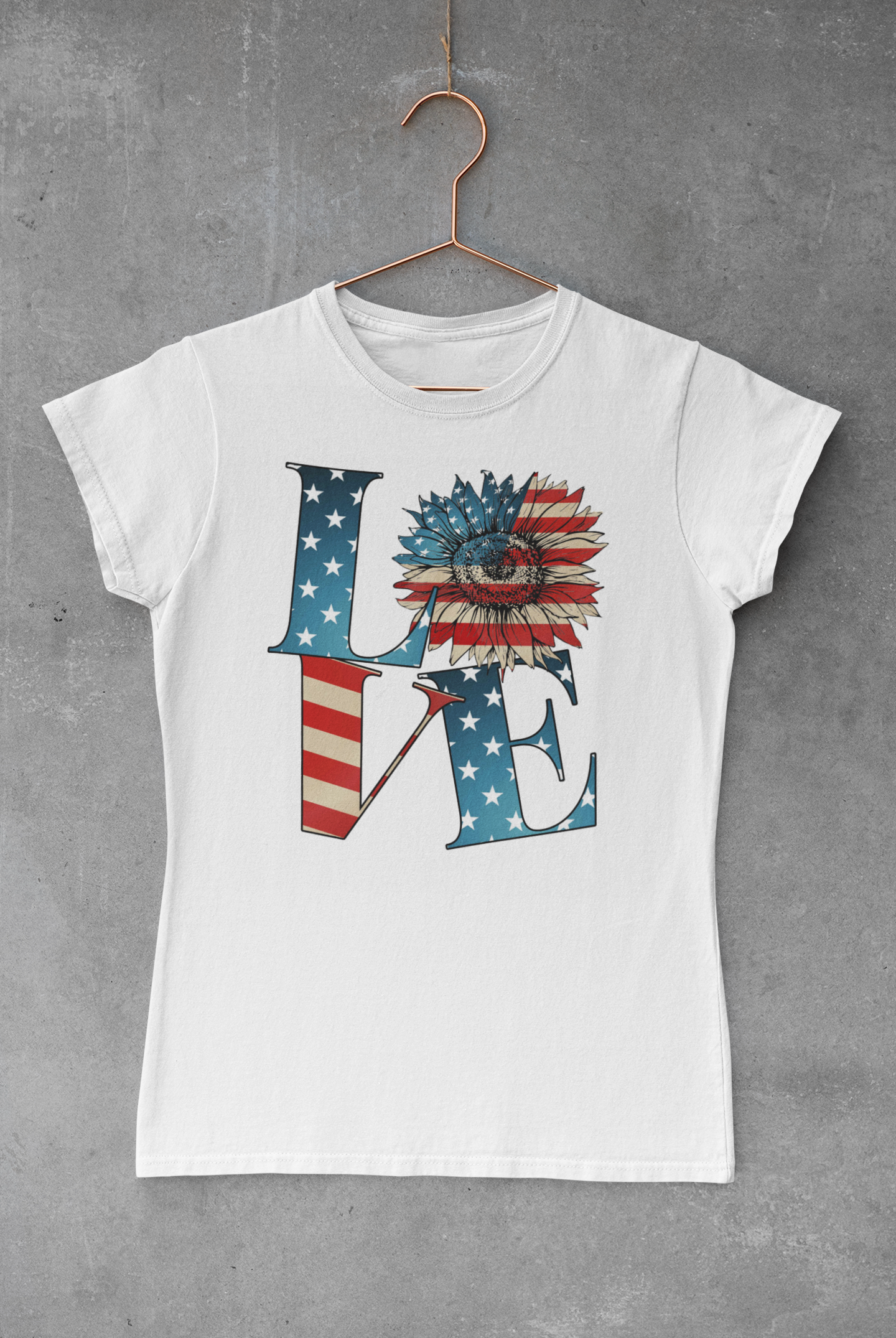 Stars & Stripes Love USA Transfer