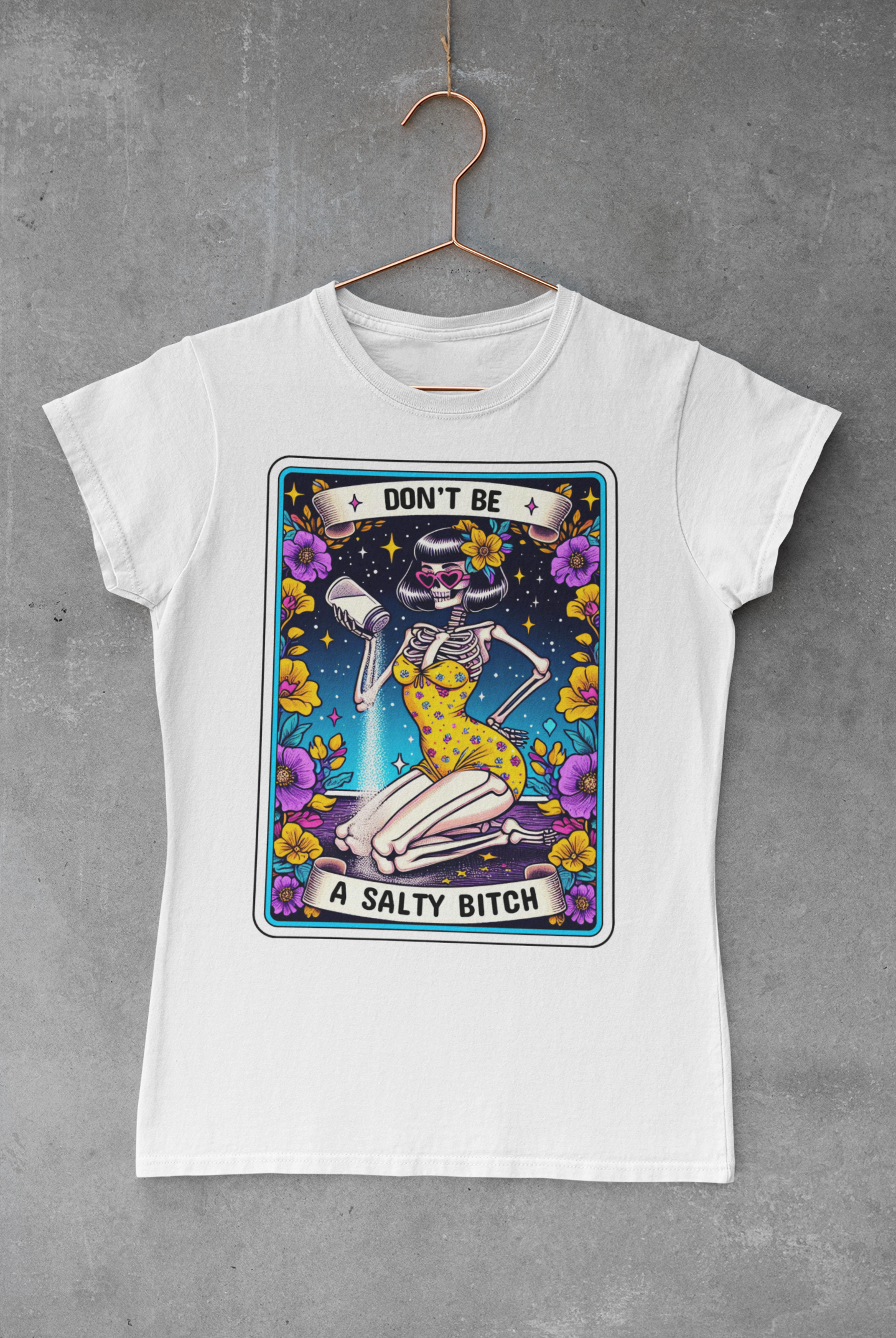 Don't Be A Salty Bitch Tarot Card Transfer