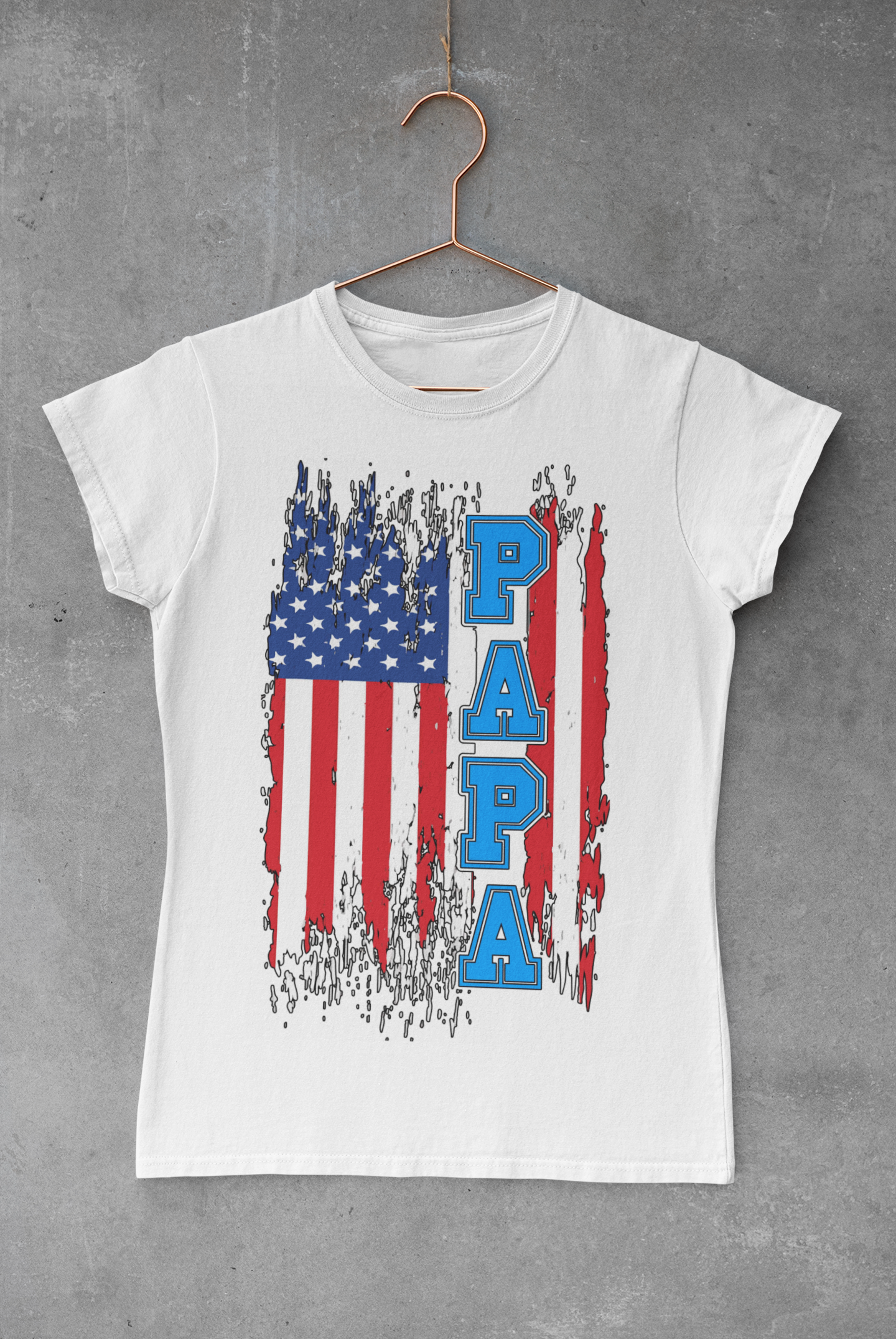 Papa American Flag Transfer