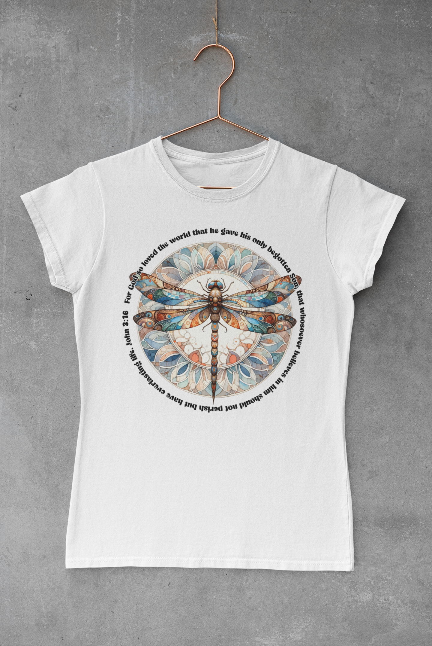 John 3:16 Dragonfly Transfer