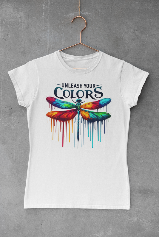 Unleash Your Colors Dragonfly Transfer