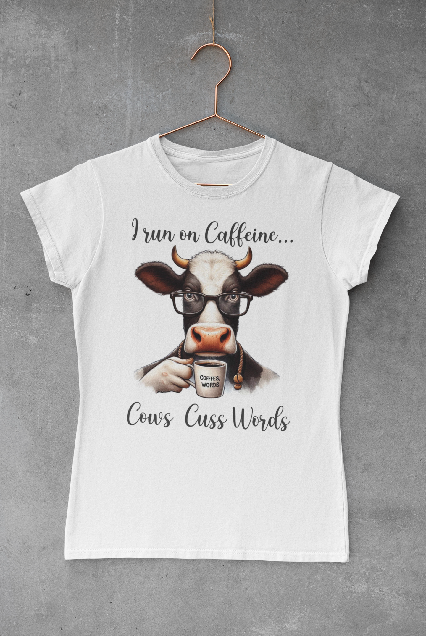 Caffeine Cows Cuss Words Transfer
