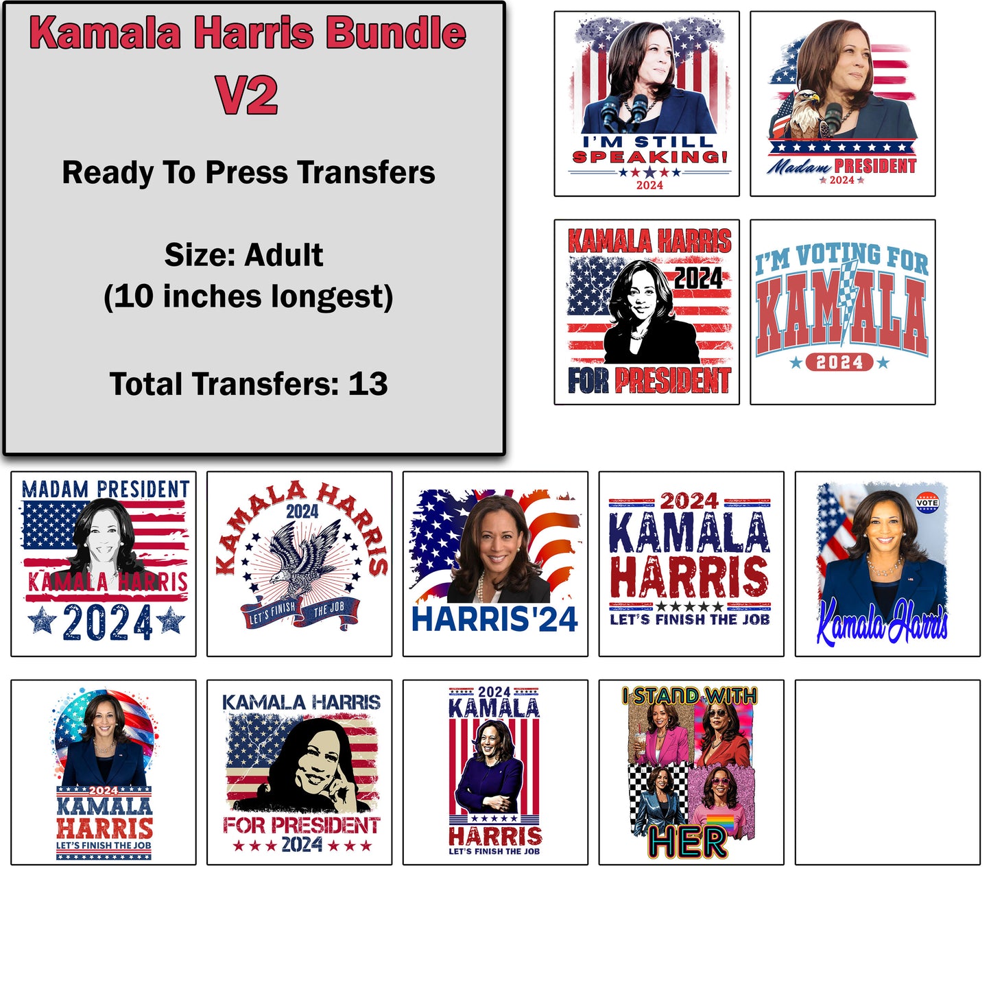 Kamala Harris Transfer Bundle 2