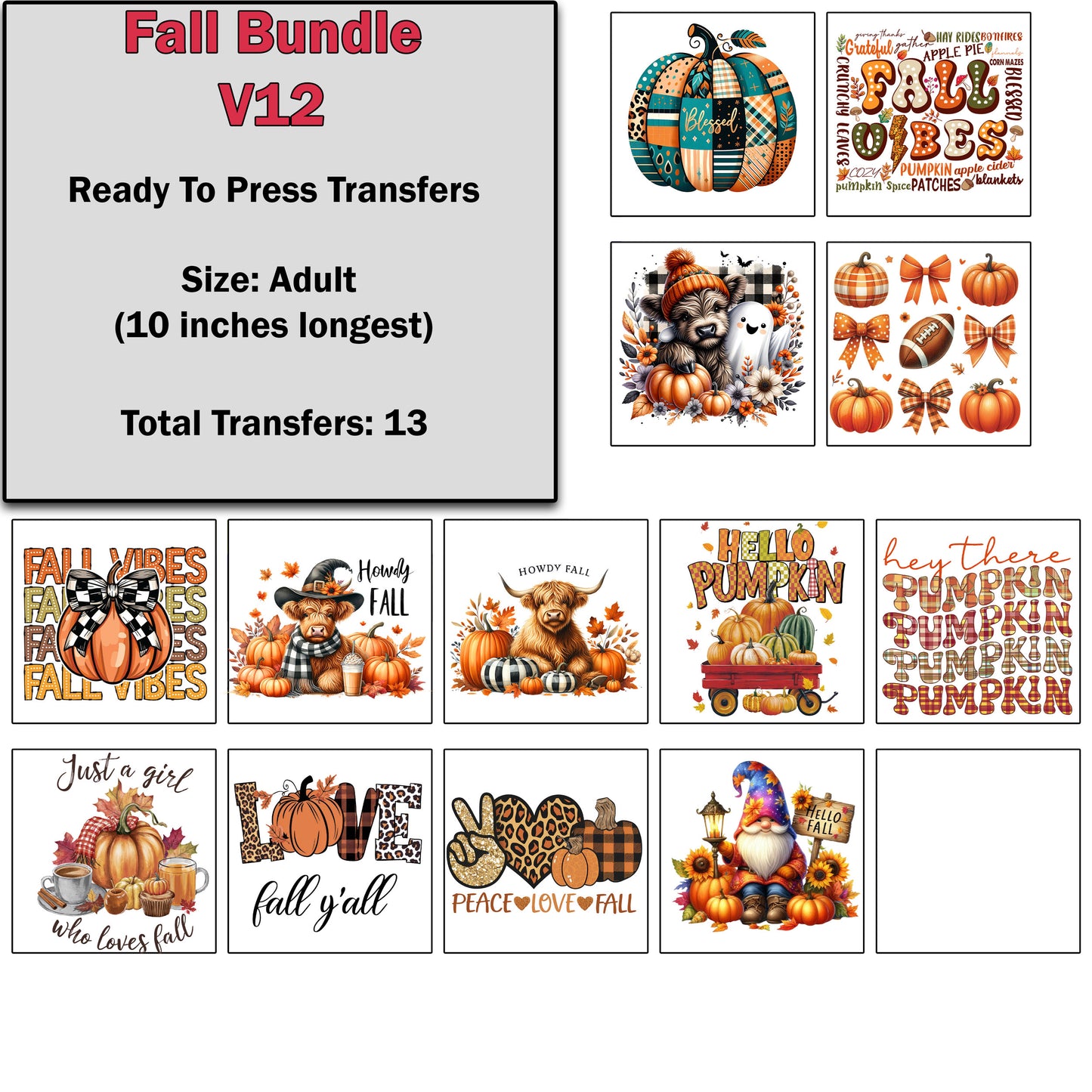 Fall Transfer Bundle 12
