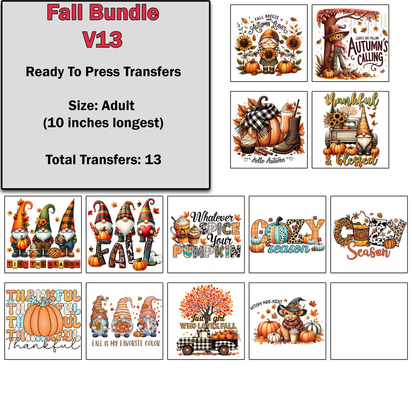 Fall Transfer Bundle 13