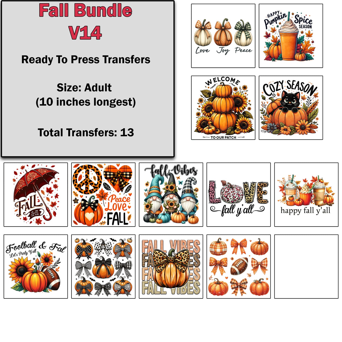 Fall Transfer Bundle 14