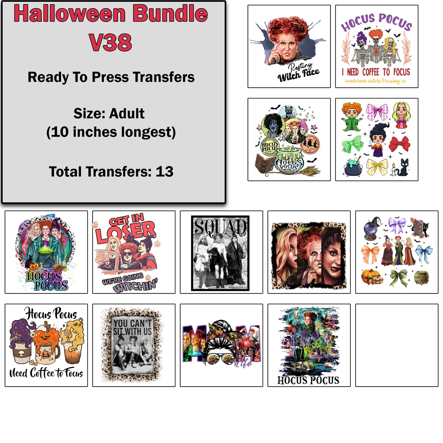 Halloween Transfer Bundle 38
