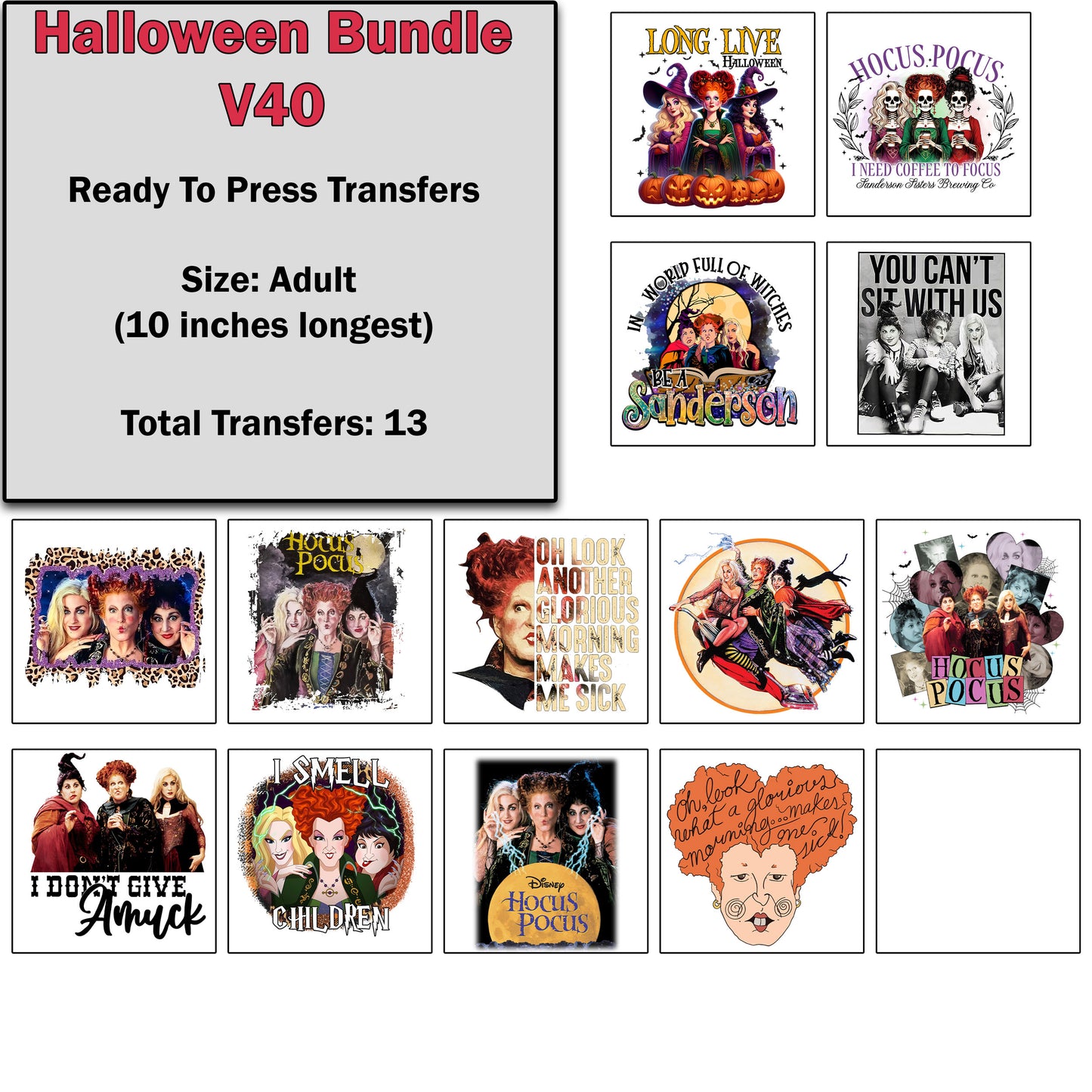 Halloween Transfer Bundle 40