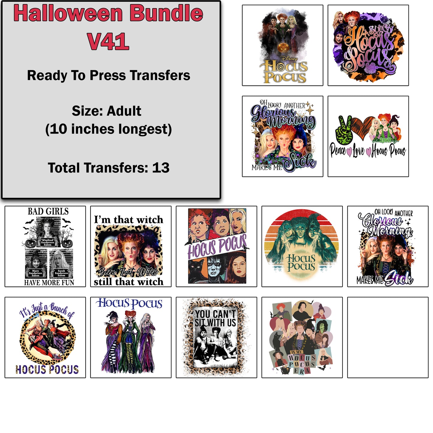 Halloween Transfer Bundle 41