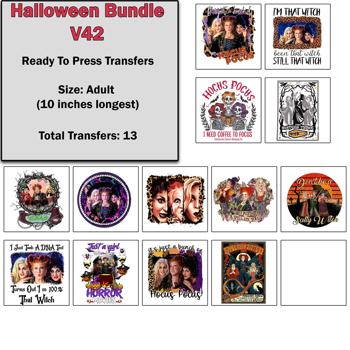 Halloween Transfer Bundle 42