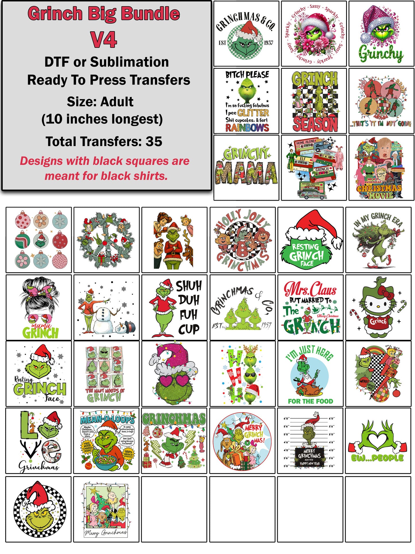 Grinch Big Bundle V4