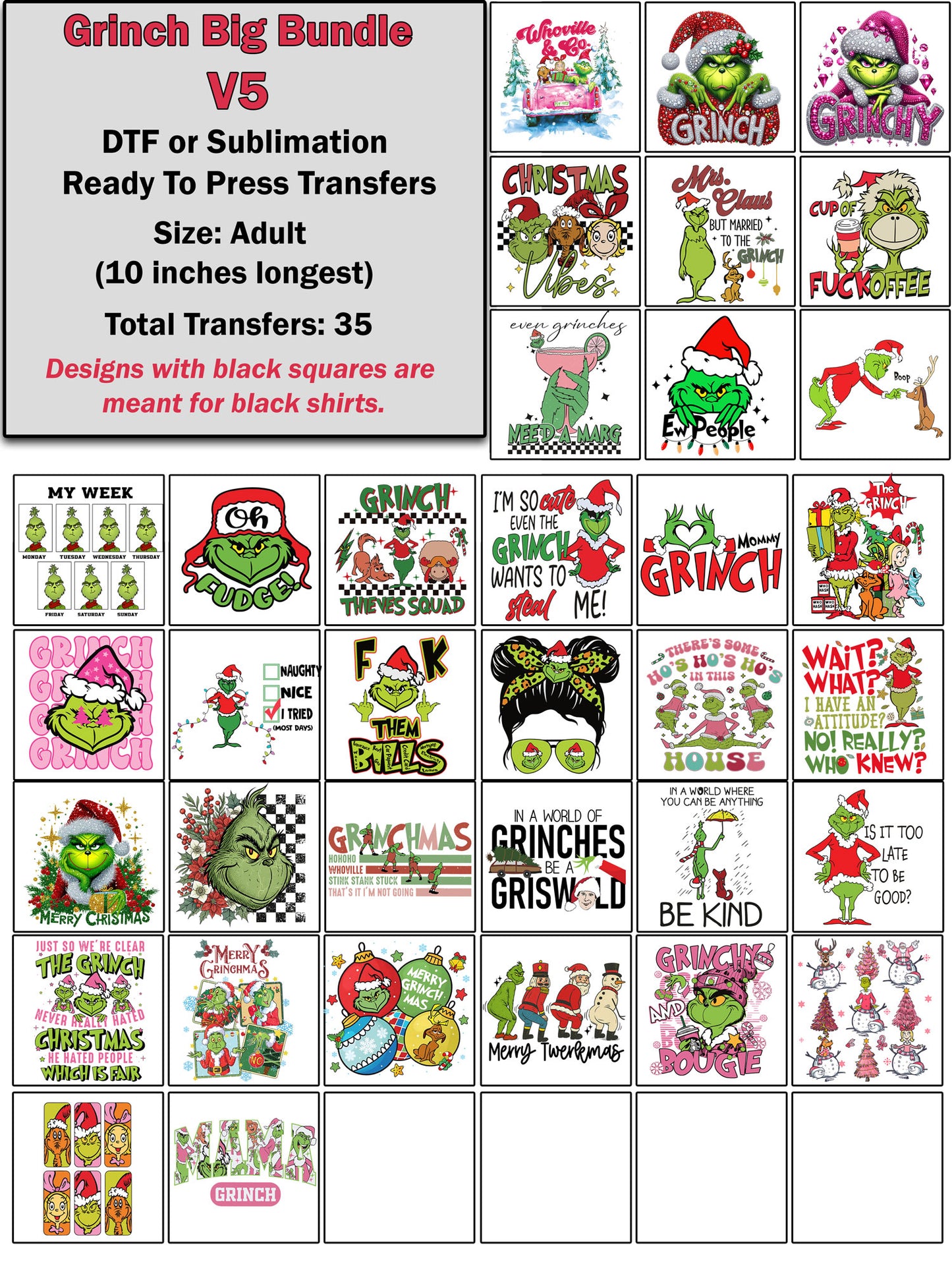 Grinch Big Bundle V5