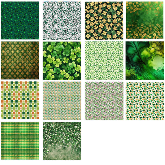 Big St Patricks Pattern Pack - 14 Sheets