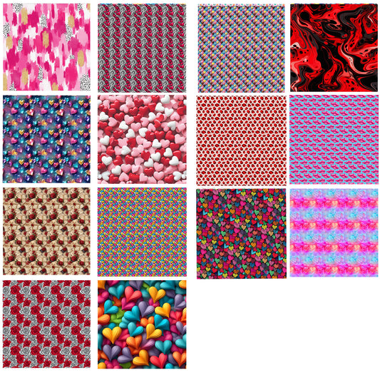 Big Valentine Pattern Pack - 14 Sheets