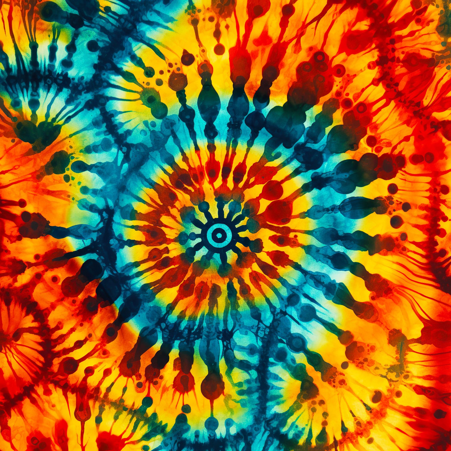 Autumn Tie-Dye Swirl 12x12 Patterned Vinyl Sheet