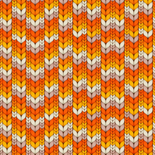 Autumn Knit 12x12 Patterned Vinyl Sheet