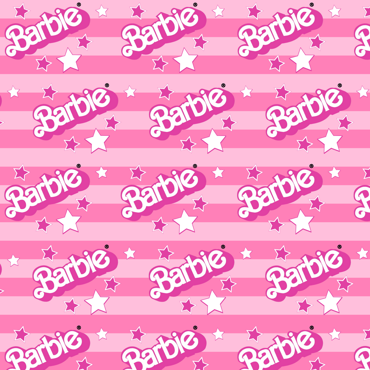 Barbie Stripes 12x12 Patterned Vinyl Sheet