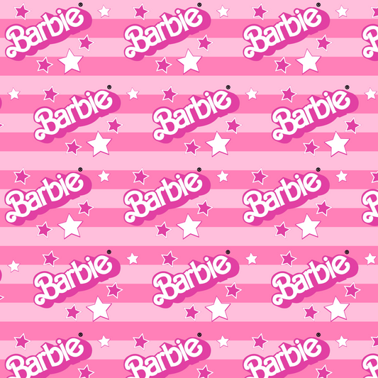 Barbie Stripes 12x12 Patterned Vinyl Sheet