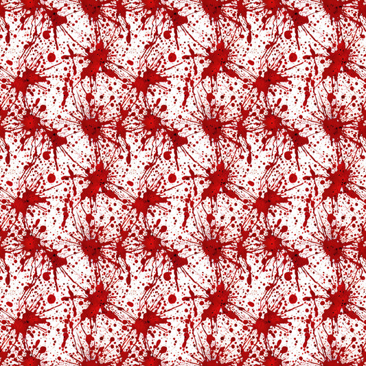 Small Blood Splatter 12x12 Patterned Vinyl Sheet