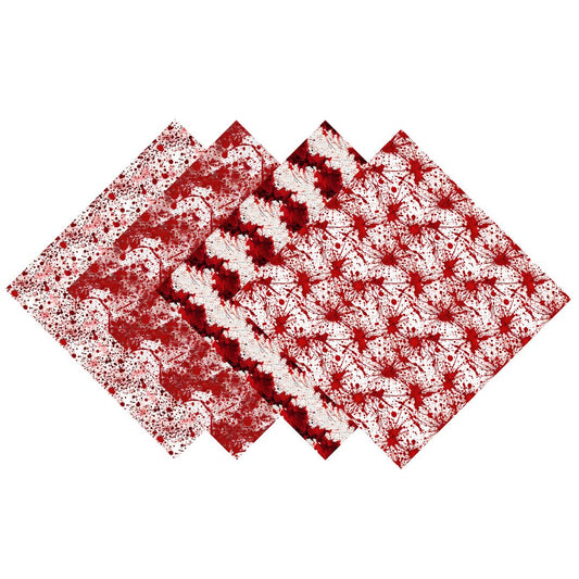 Blood Splatter Patterned Vinyl Pack