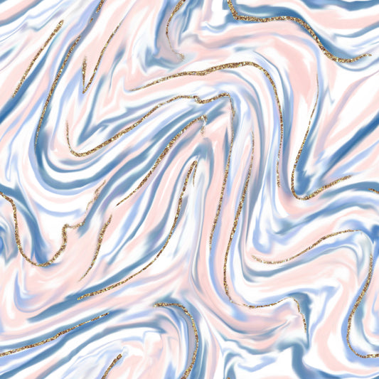 Blue & Pink Marble 12x12 Patterned Vinyl Sheet