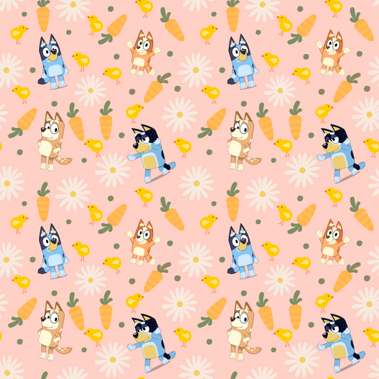 Blue Easter 12x12 Patterned Vinyl Sheet