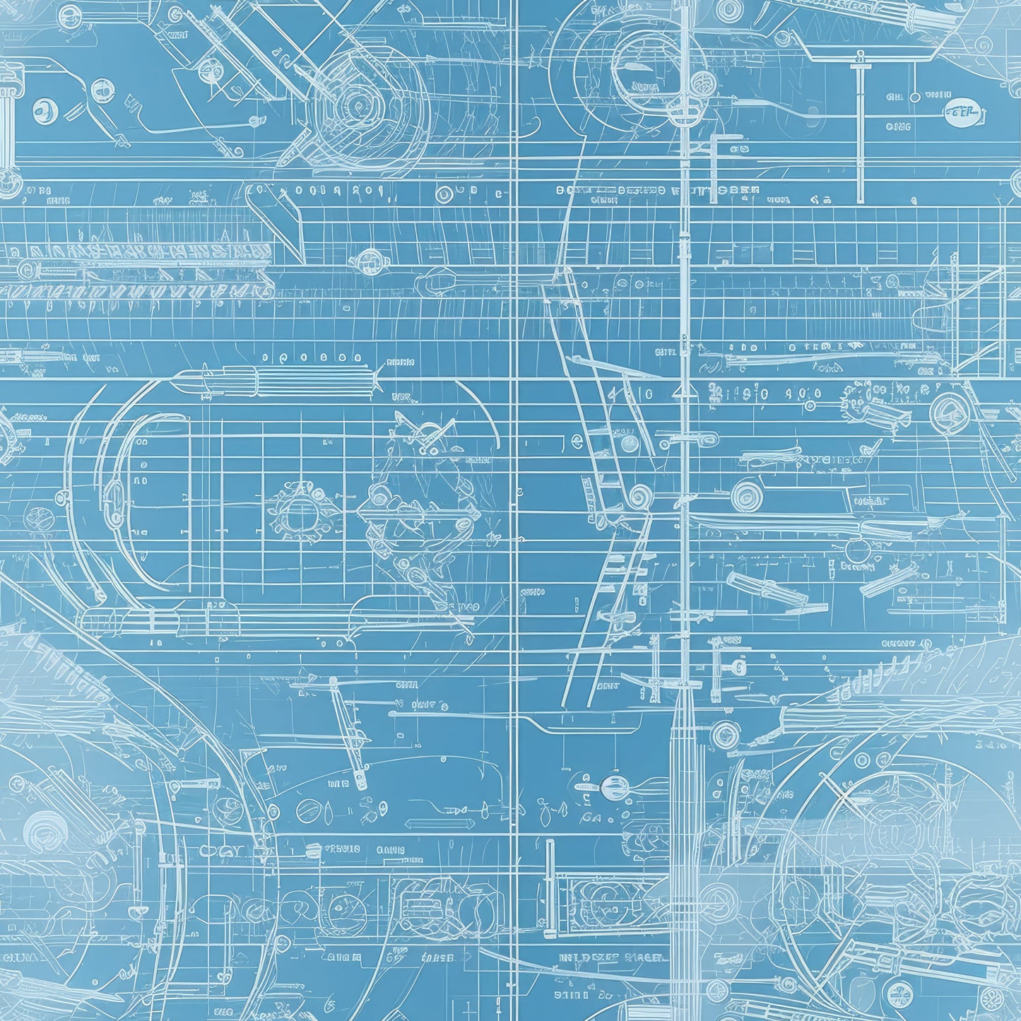 Blueprints 12x12 Patterned Vinyl Sheet