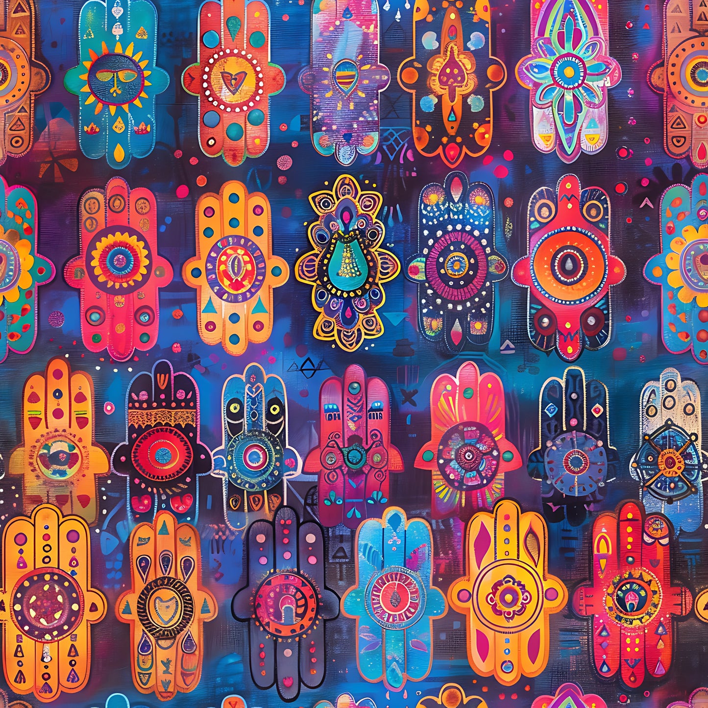 Boho Paisley Pendants 12x12 Patterned Vinyl Sheet