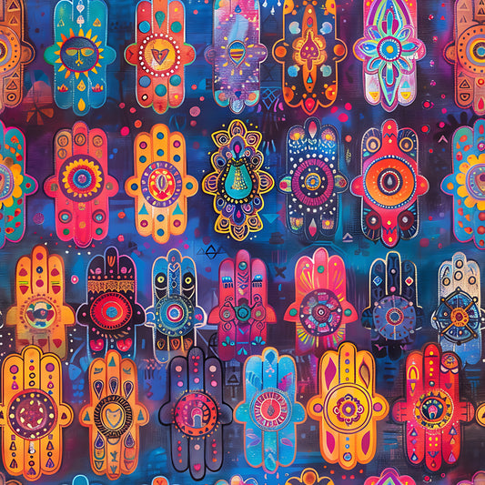 Boho Paisley Pendants 12x12 Patterned Vinyl Sheet