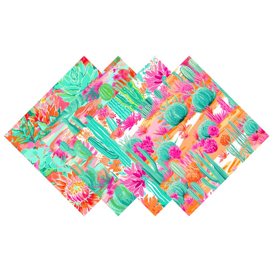 Desert Cactus Patterned Vinyl Pack
