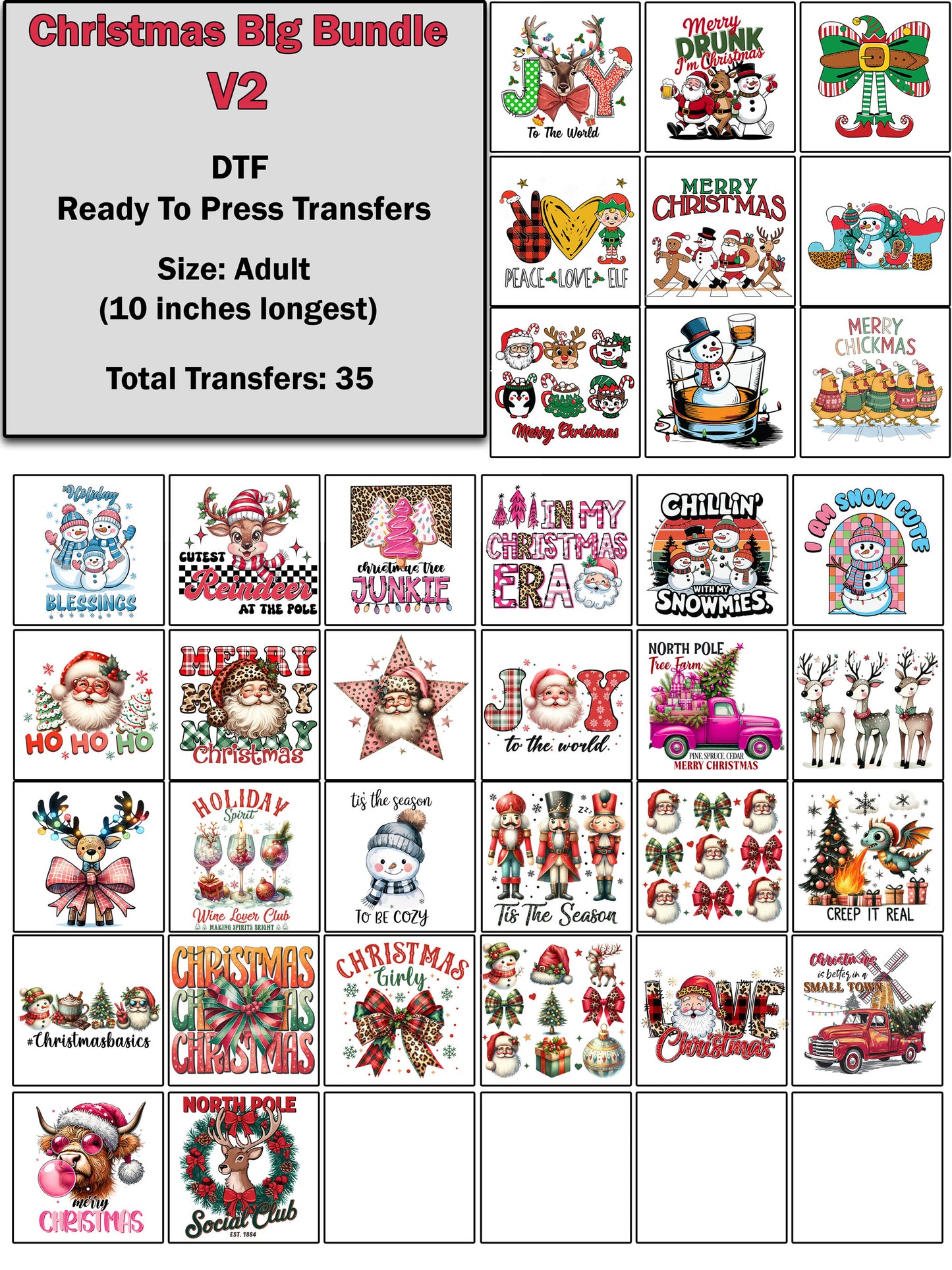 Big Christmas Transfer Bundle v.2