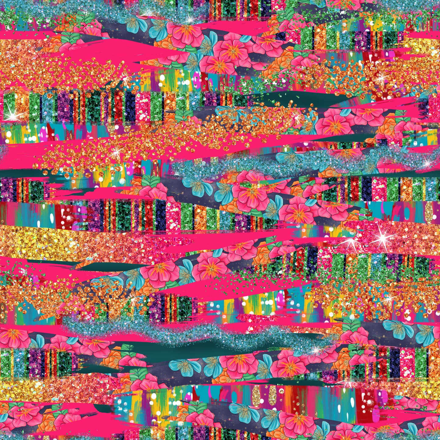 Cinco De Mayo Brush Strokes 12x12 Patterned Vinyl Sheet