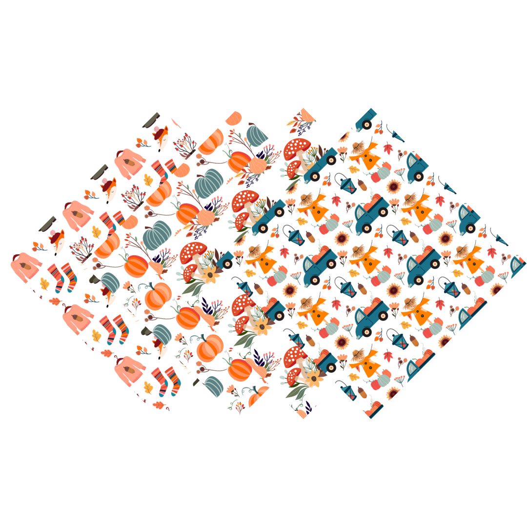 Cozy Autumn Days Patterned Vinyl Pack