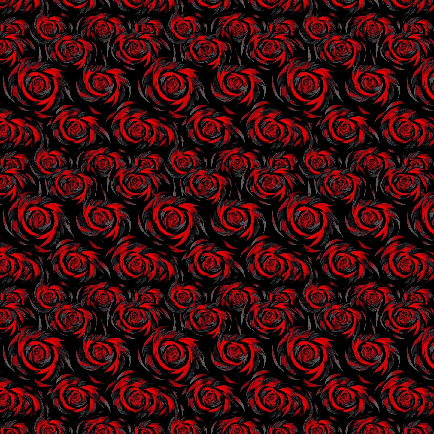 Dark Roses 12x12 Patterned Vinyl Sheet
