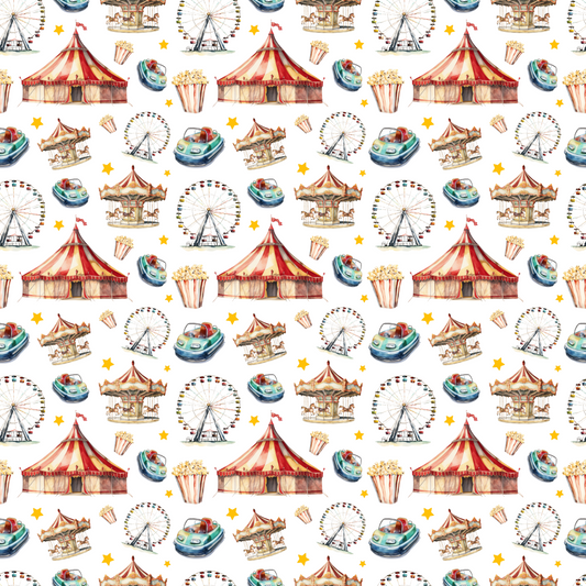 Day at the Fair 12x12 Patterned Vinyl Sheet
