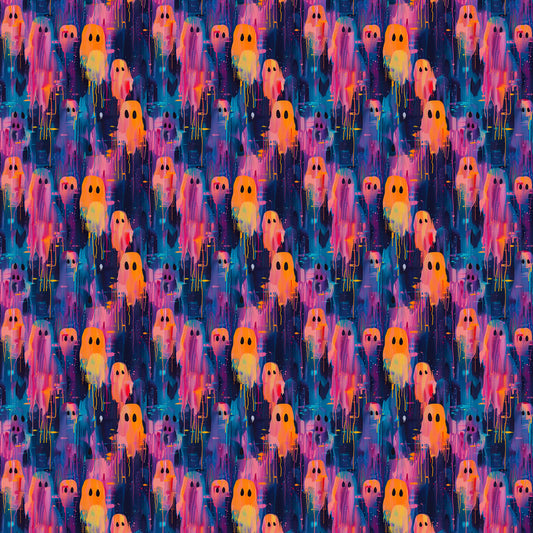 Dripping Ghosts 12x12 Patterned Vinyl Sheet