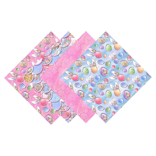 Blue & Pink Easter Patterned Vinyl Pack