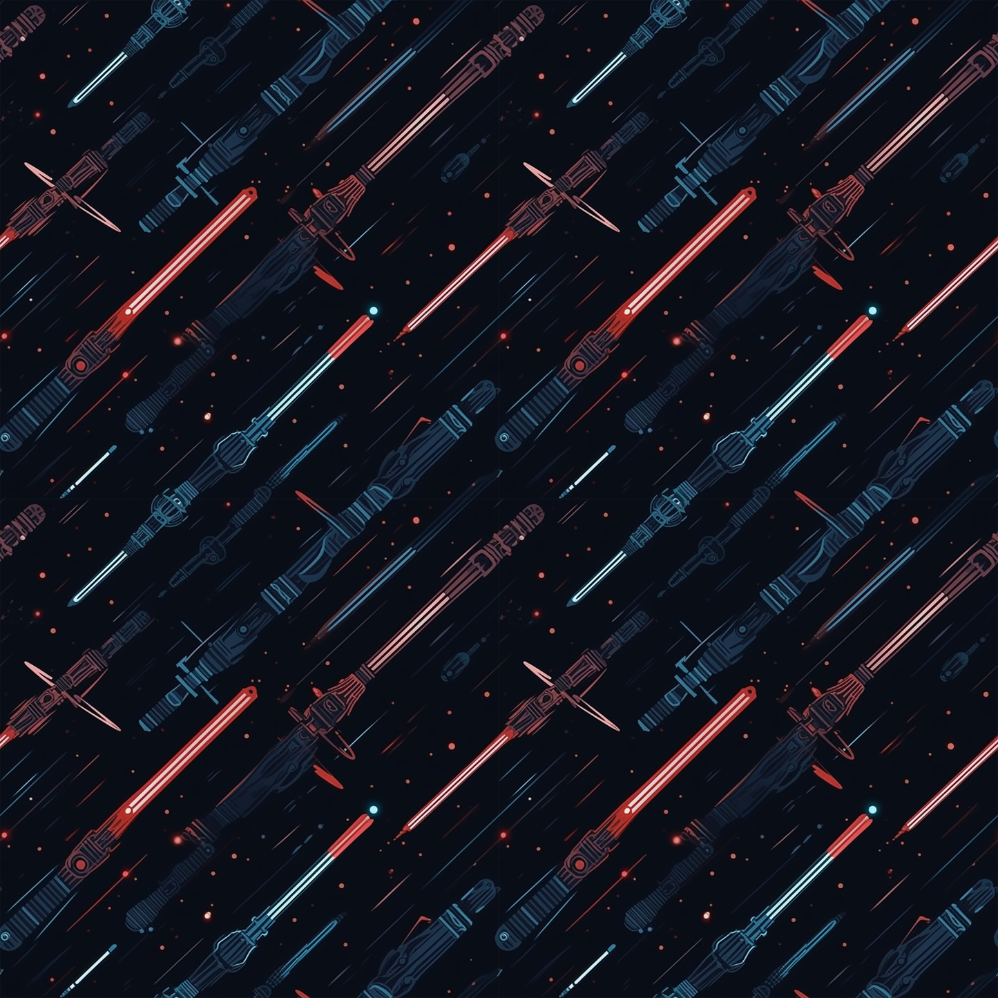 Edge of the Galaxy Light Sabers 12x12 Patterned Vinyl Sheet