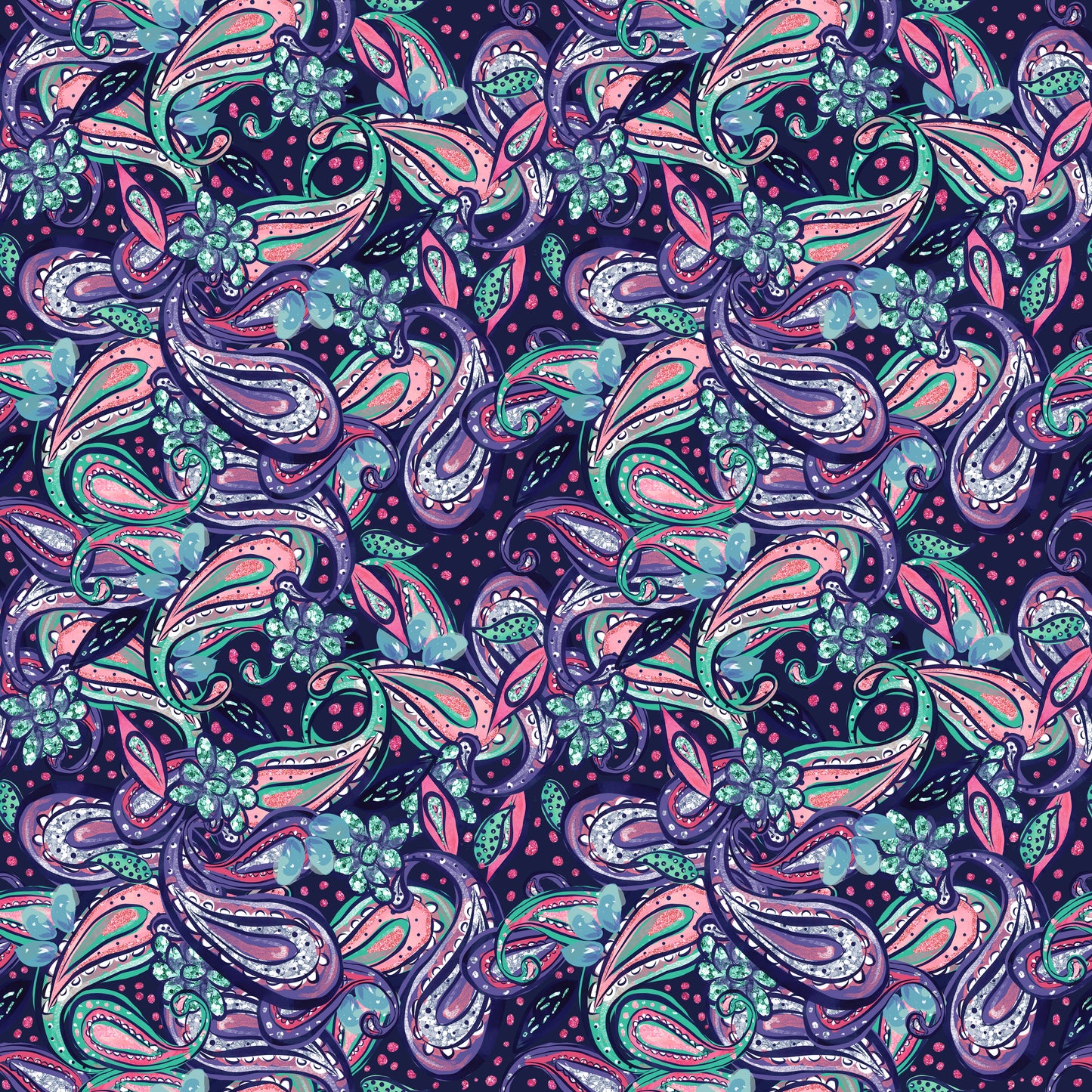 Fairy Paisley 12x12 Patterned Vinyl Sheet